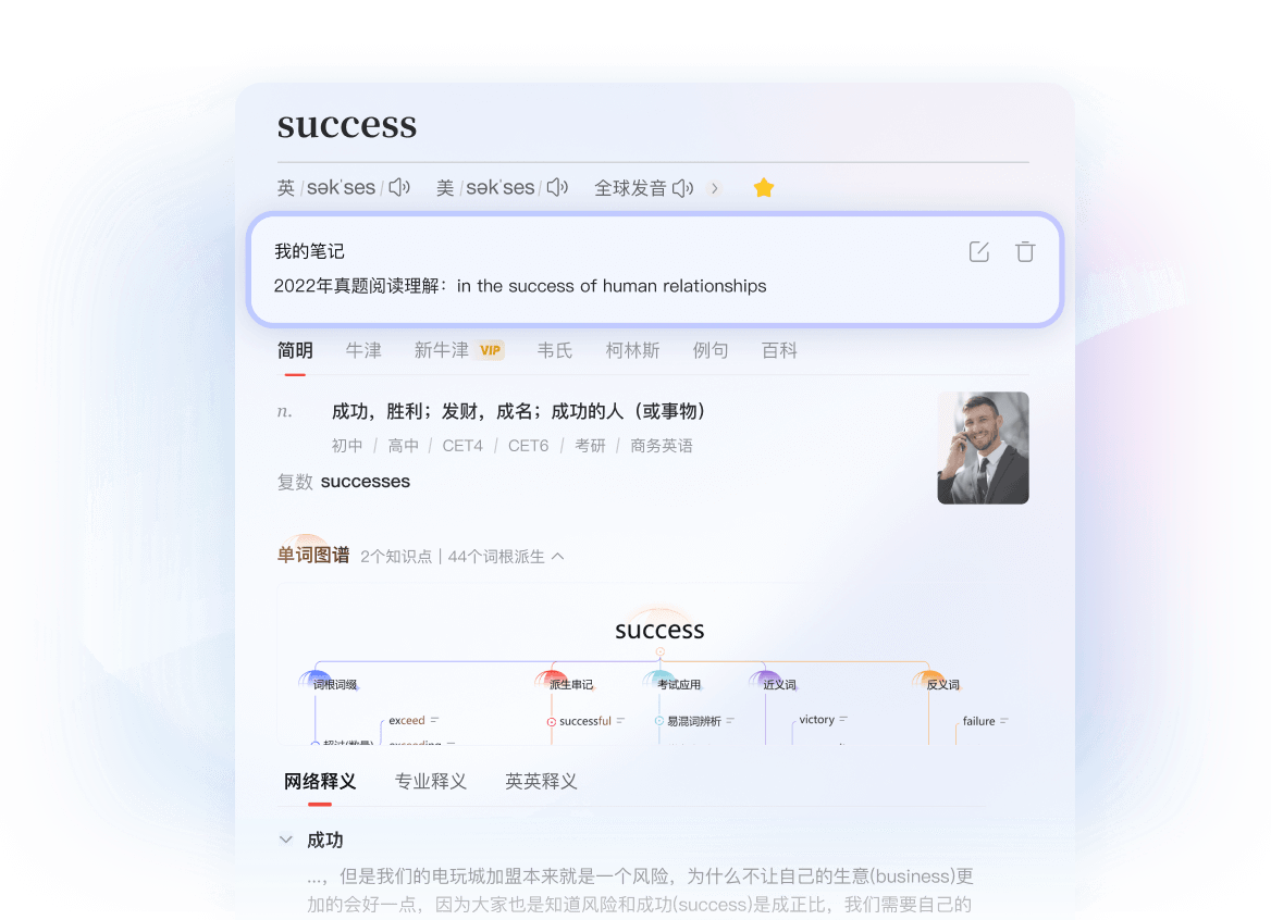 权威词典查词图谱